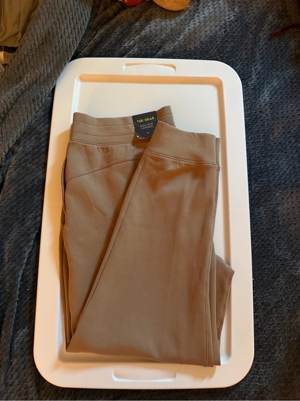 tek gear women’s Taupe Straight-Leg Joggers